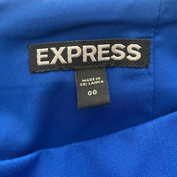 Express Blue Pencil Skirt - Picture 2 of 6